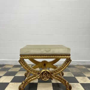 Banqueta Luiz XV Dourado